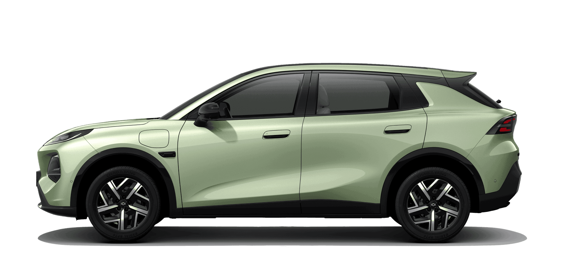 Car in Whispering Pine Green color