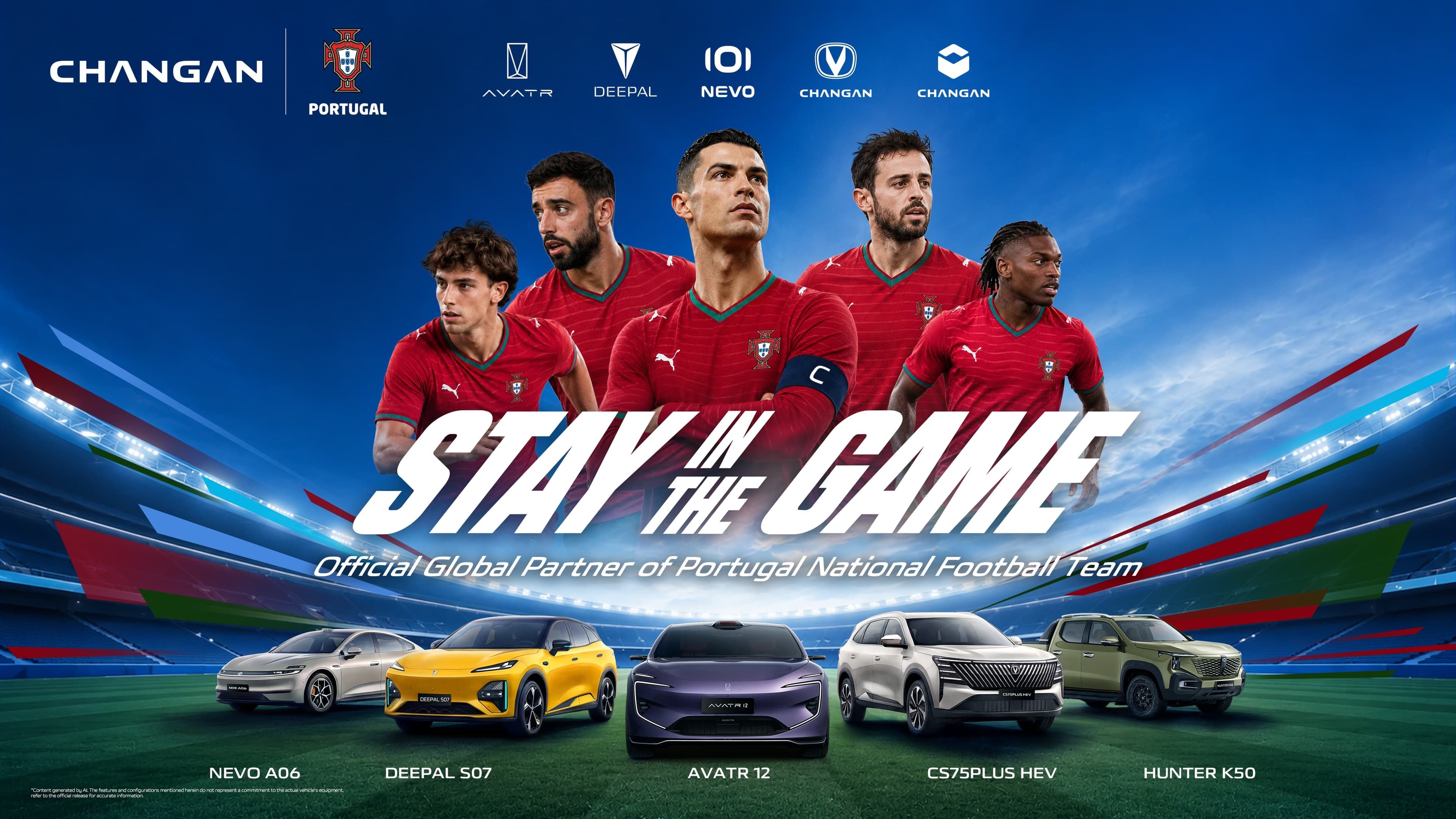 Changan Automobile Mengumumkan Kemitraan Strategis Global dengan Tim Nasional Sepak Bola Portugal